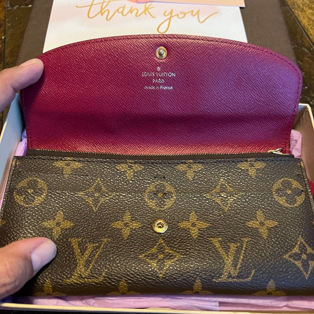 Gently used Louis Vuitton Emily wallet